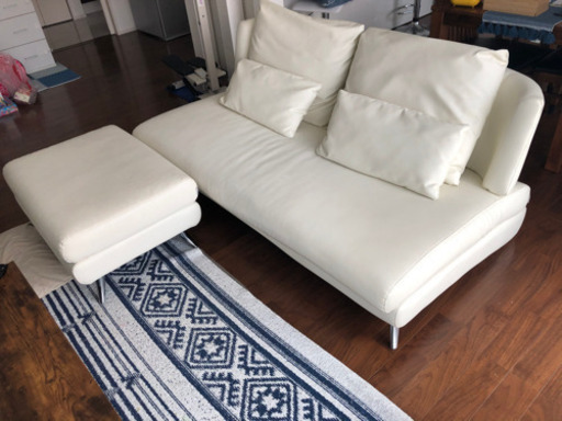 3人掛けソファ＋オットマン