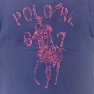 ポロ ラルフローレン　Polo Ralph Laruren　ポニー　Tシャツ　１２０　４/４T　ネイビーの画像