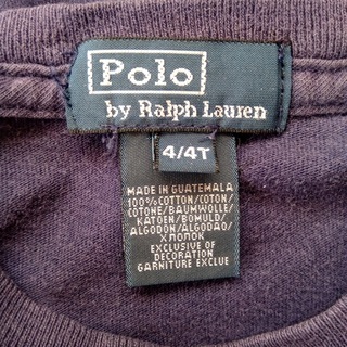 ポロ ラルフローレン　Polo Ralph Laruren　ポニー　Tシャツ　１２０　４/４T　ネイビーの画像