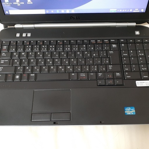 【取引中です】　☆core i5＋SSDで快適☆　DELL　LATITUDE　Wi-Fi　Windows10　キーボード交換済み　