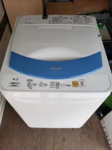 ナショナル 洗濯機 2007年製 美品