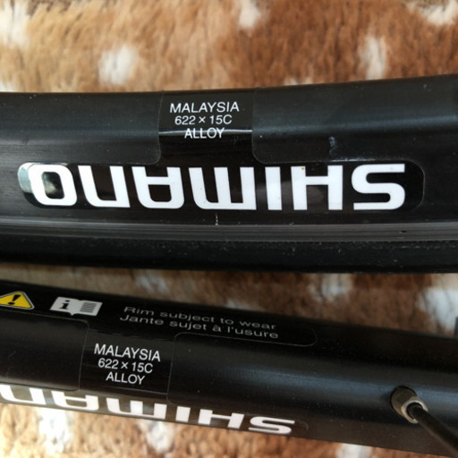 シマノ ホイール WH-RS010 フロントリアセット メンテ済
