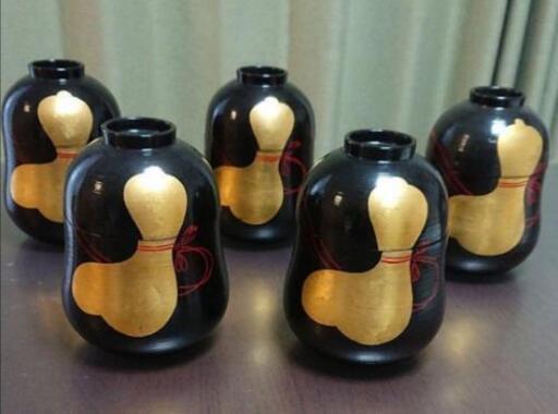 汁椀 漆器 ５客セット　美品