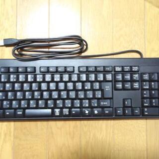 【10月末まで】オウルテック キーボード スリム USB接続 OWL-KB109NC(B)の画像