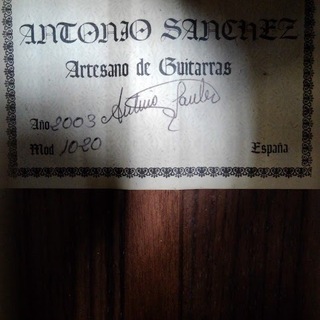 Antonio Sanchez(アントニオ・サンチェス) クラシックギター【愛品倶楽部柏店】の画像