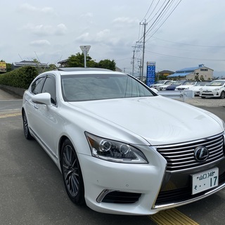 LS460後期　26年式　車検令和3年4月迄　ローダウン　黒革　...