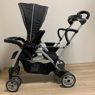 Graco (グレコ) 二人乗りベビーカー ルームフォーツー (Room for 2) BK