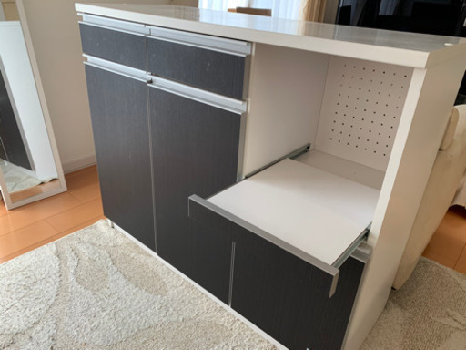 食器棚 スライド棚付