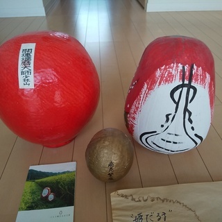 水曜どうでしょう　高崎の達磨寺のだるま&大分の竹田の姫だるま　グッズ付きの画像