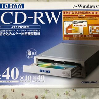 【差し上げます】内蔵CR-RWドライブ　