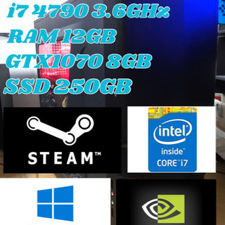 最終値下げ　価格崩壊　i7 4790  12GB GTX1070...