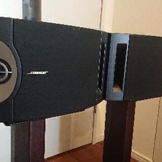 BOSE201V オーディオスピーカー (スタンド付き)