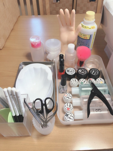 値下げしましま！   ヒューマンアカデミー ジェルネイル検定(初.中.上級)のネイルセット