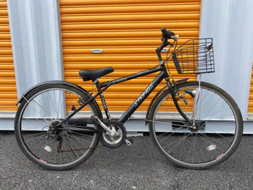 ★激安★シティサイクル　変速ギア6段 オートライト 27インチ 軽整備済み 防犯登録 中古自転車 ママチャリ 65