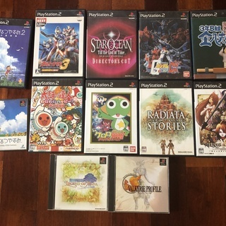 【さらに値下げ】PS2ゲームソフト9本＋PSソフト3本