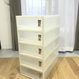 無印　収納ケース　5個セットの画像
