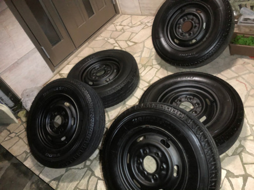 値下げしました！195/80R15 タイヤ　ホイール5本セット