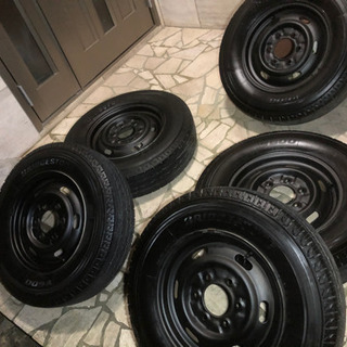 値下げしました！195/80R15 タイヤ　ホイール5本セット