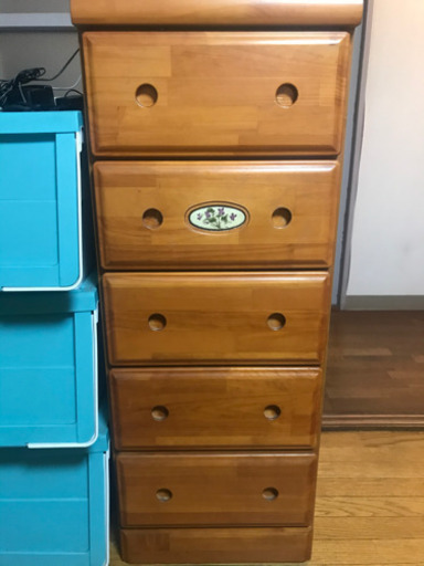 ☆引き出し5段の収納家具☆
