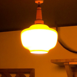 昭和レトロ照明　オレンジの画像