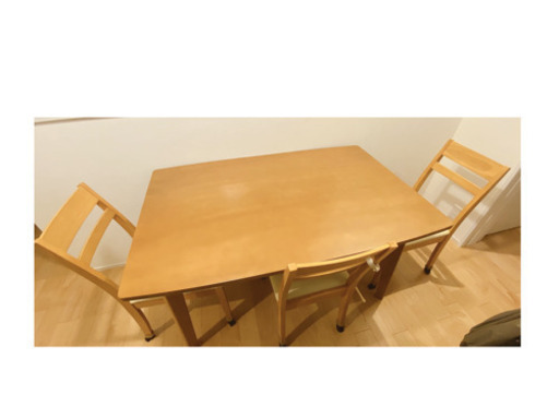 ダイニングテーブル + イス ( 2脚～) 値段交渉受け付けます