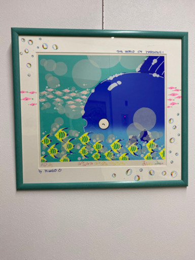 おかもとみわこさんシルクスクリーン〜マンボウ★