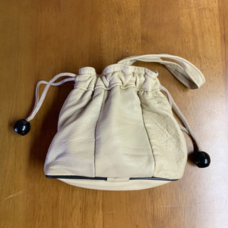 ラム革　ポーチ　美品　格安