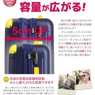 新品未使用 キャリーケースの画像