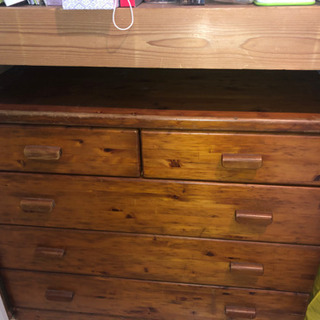 4段収納棚　茶色　6月1日まで　②の画像