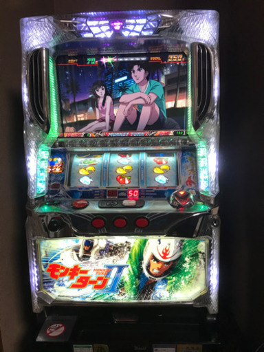 パチスロ　実機　モンキーターンⅡ コイン不要機　設定キー　ドアキー付