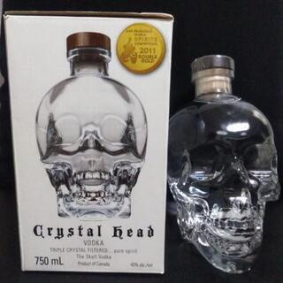 新品クリスタルヘッド　Crystal head　ウォッカ　750ml　40％　ドクロ　ガイコツ　お酒の画像