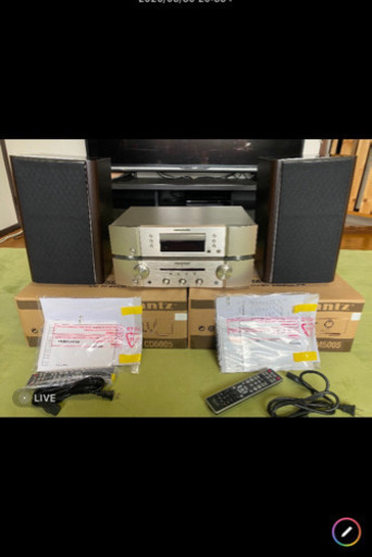 ?超美品?marantzプリメインアンプ.CDデッキJBLブックシェルフスピーカー