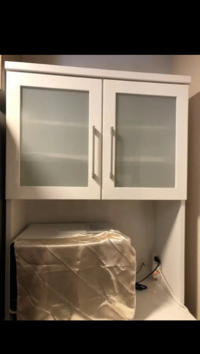 食器棚　ニトリ　クリスナ　白