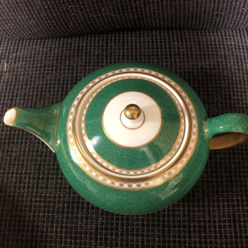 wedgwood ユーランダーパウダーグリーン　ティーポット