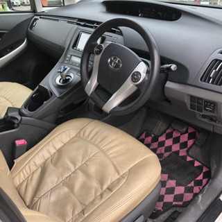 車検付 乗って帰れる！30プリウス後期型 修復歴無 内外装良好 機関良好 カスタム多数 タイヤ新品 TV 18インチアルミ 支払総額55万円★★の画像