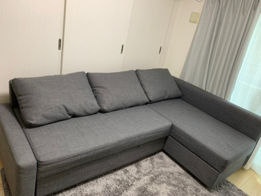 【美品‼︎】IKEA フリーヘーテン　ソファベッド