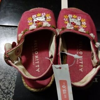ハローキティ　サンダル 15cm の画像