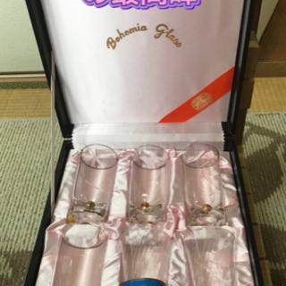 (新品未使用)BOHEMIA クリスタルグラスセット