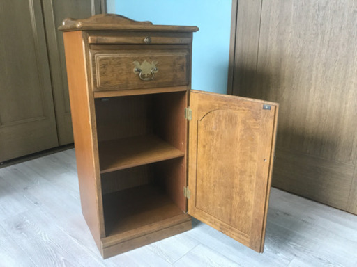 カリモク家具　電話台　ファックス台　美品です