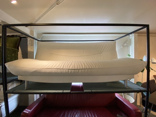 ソファベッド ソファ シノハラ製作所 白 格安 中古品