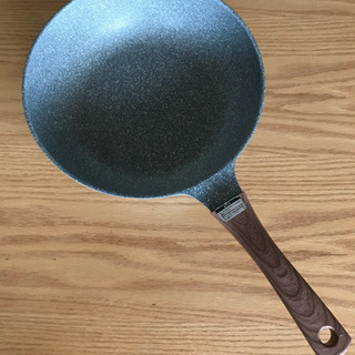 【美品】カインズ ストーンマーブル フライパン 炒め鍋 28cm...