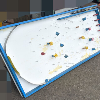 巨大ピンボール　木製　手作り　1825mmx920ｍｍx75mmの画像