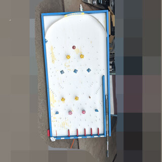 巨大ピンボール　木製　手作り　1825mmx920ｍｍx75mmの画像