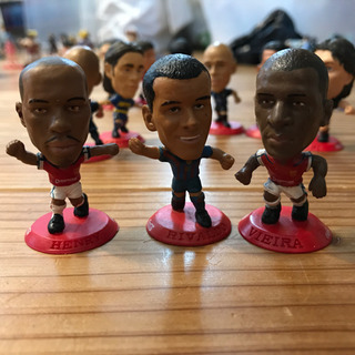 値下げ！サッカー選手11個セットの画像
