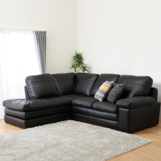 引取専用】本革 コーナーソファ