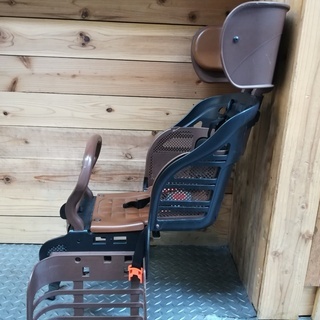 自転車の後ろ用子供載せの画像