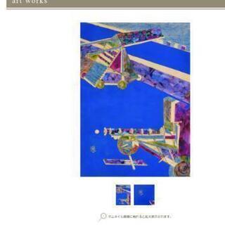 【SALE !!個展時の半額です】現代アート絵画   (額装済み)の画像