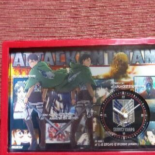 進撃の巨人・3Dクロック&リヴァイのマグカップ。の画像