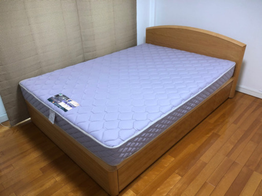 フランスベッド製セミダブルフレーム&マットレスセット おまけ付き