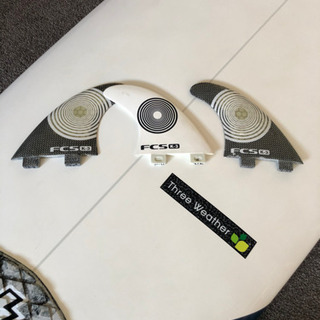 THREE WEATHER surfboard フィン、デッキバ...